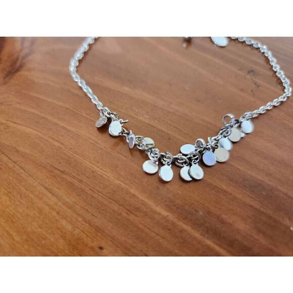 Panama Jack silver chain dangle bracelet & slip on faux turquoise rock bead - Picture 2 of 4